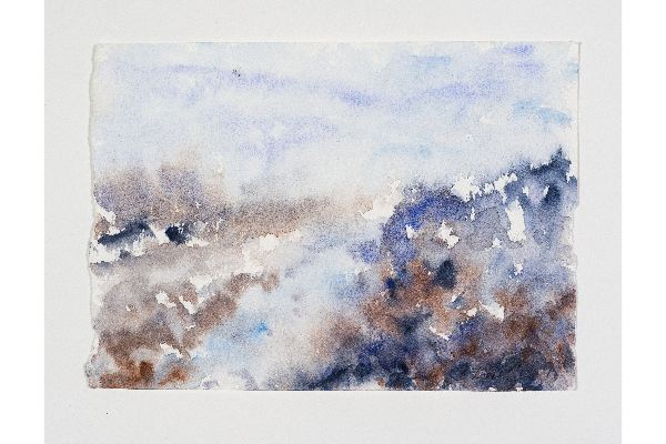 Making Space XVII, aquarelle sur papier Saint Armand, 7x5p.